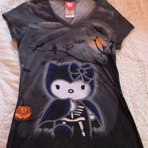 SOLD 🖤 Y2K Hello Kitty Halloween T-shirt 🖤